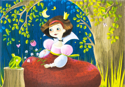 Boîte à bijoux musicale grenouille prince Medium