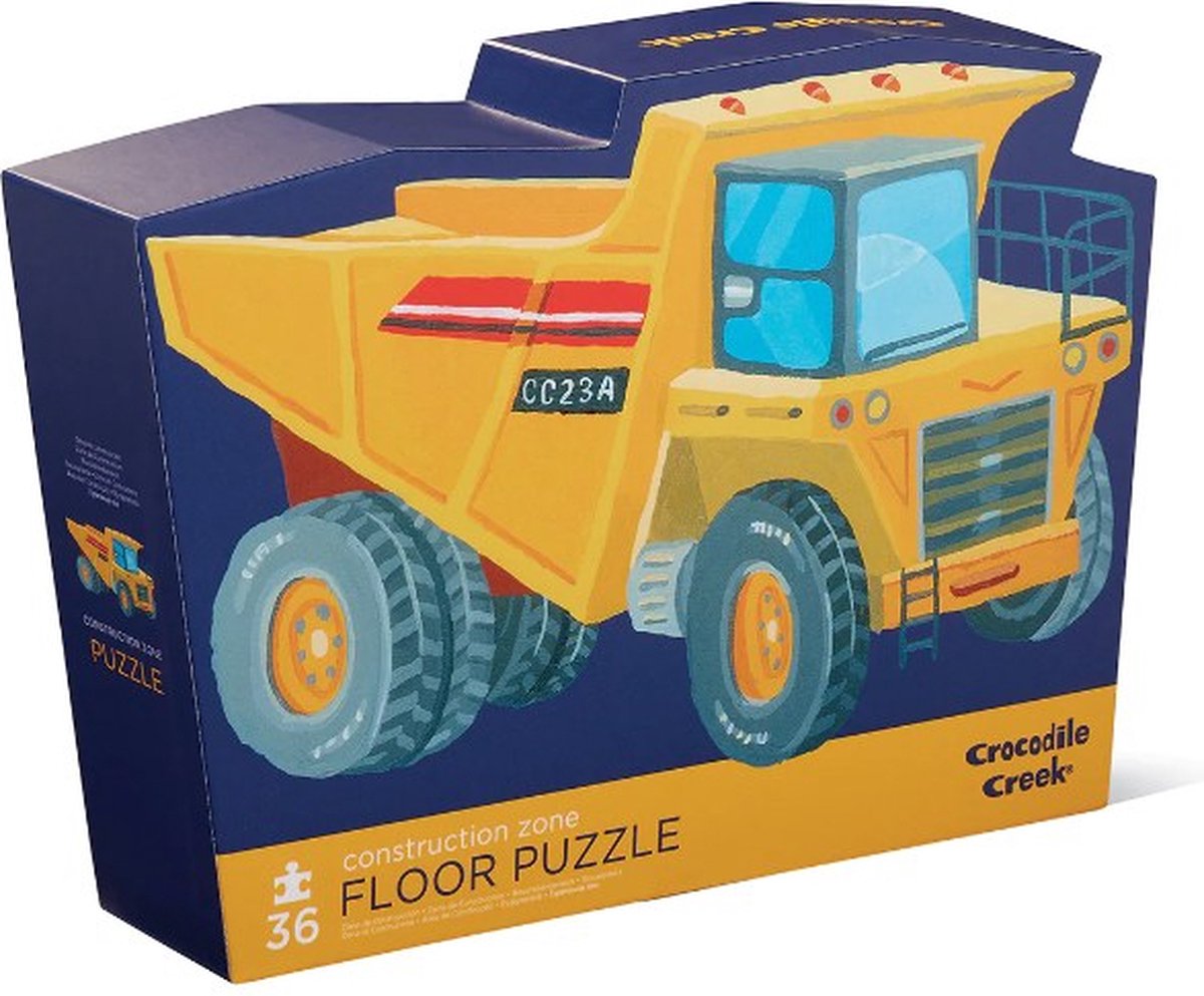 puzzel construction zone 36pc