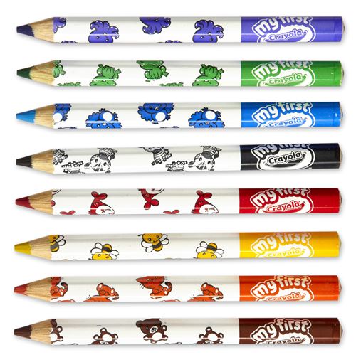 kleurpotloden 8pc jumbo gedecoreerd CRAYOLA