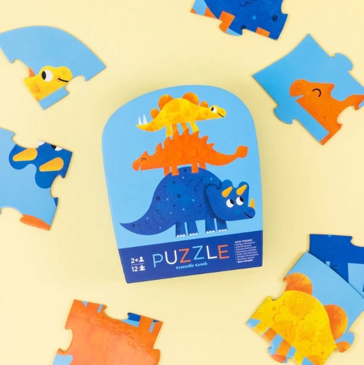 puzzel mini dino friends 12pc