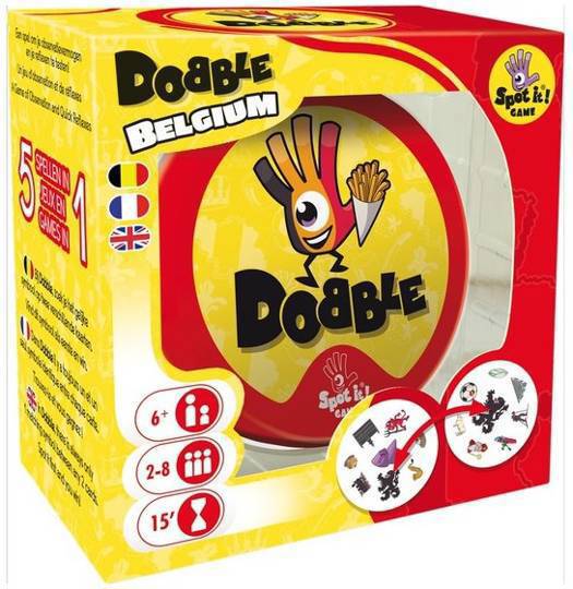 Dobble Belgique eco sleeve FRA NED ENG