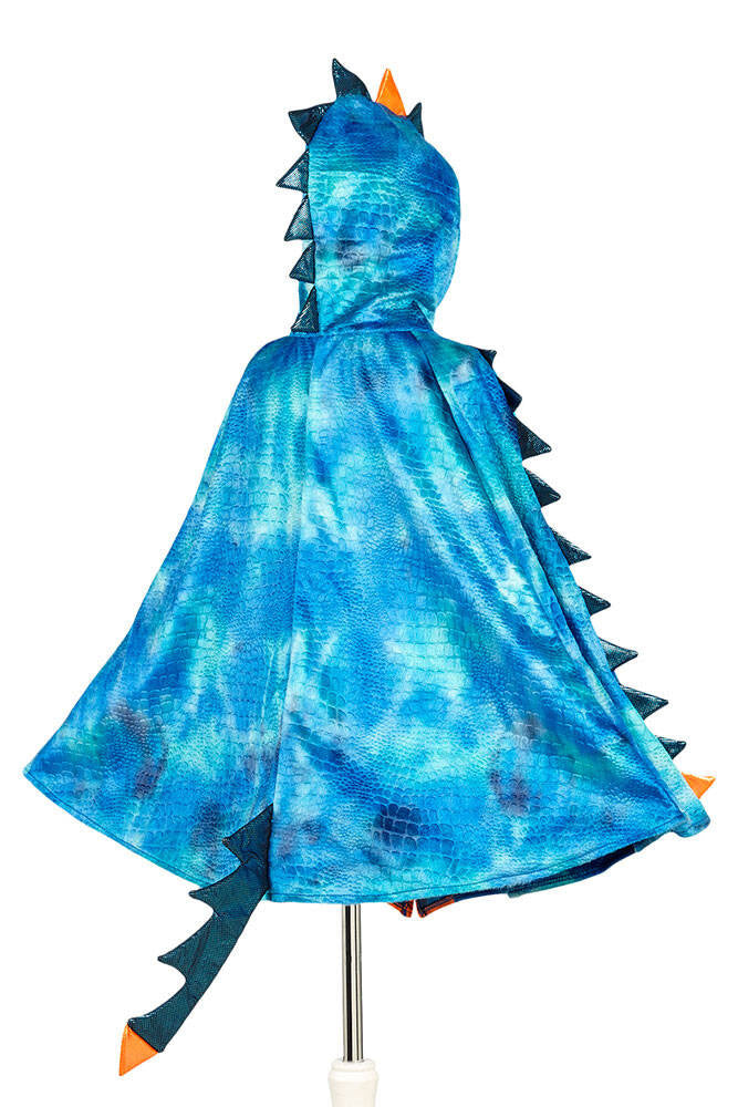 verkleedset  cape draak Blauw