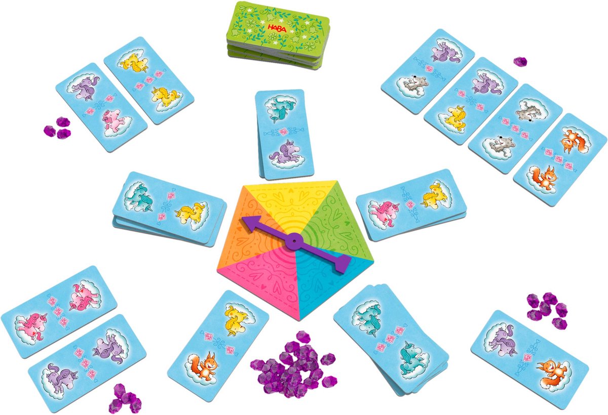 eenhoorn flonkerglans spellenverzameling NED gele doos