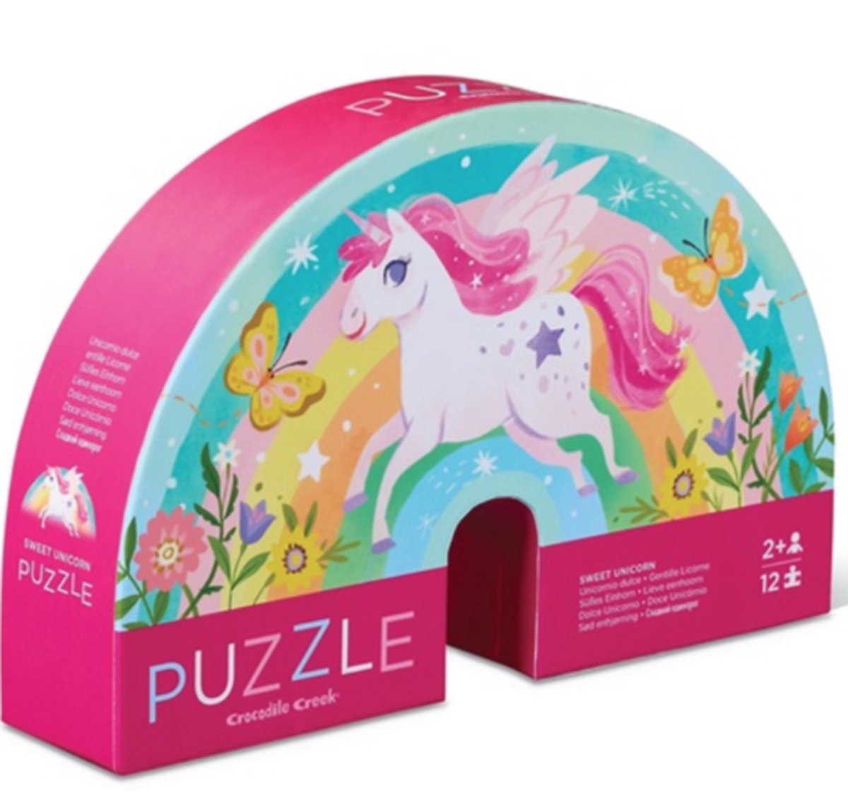 puzzel mini éénhoorn 12pc