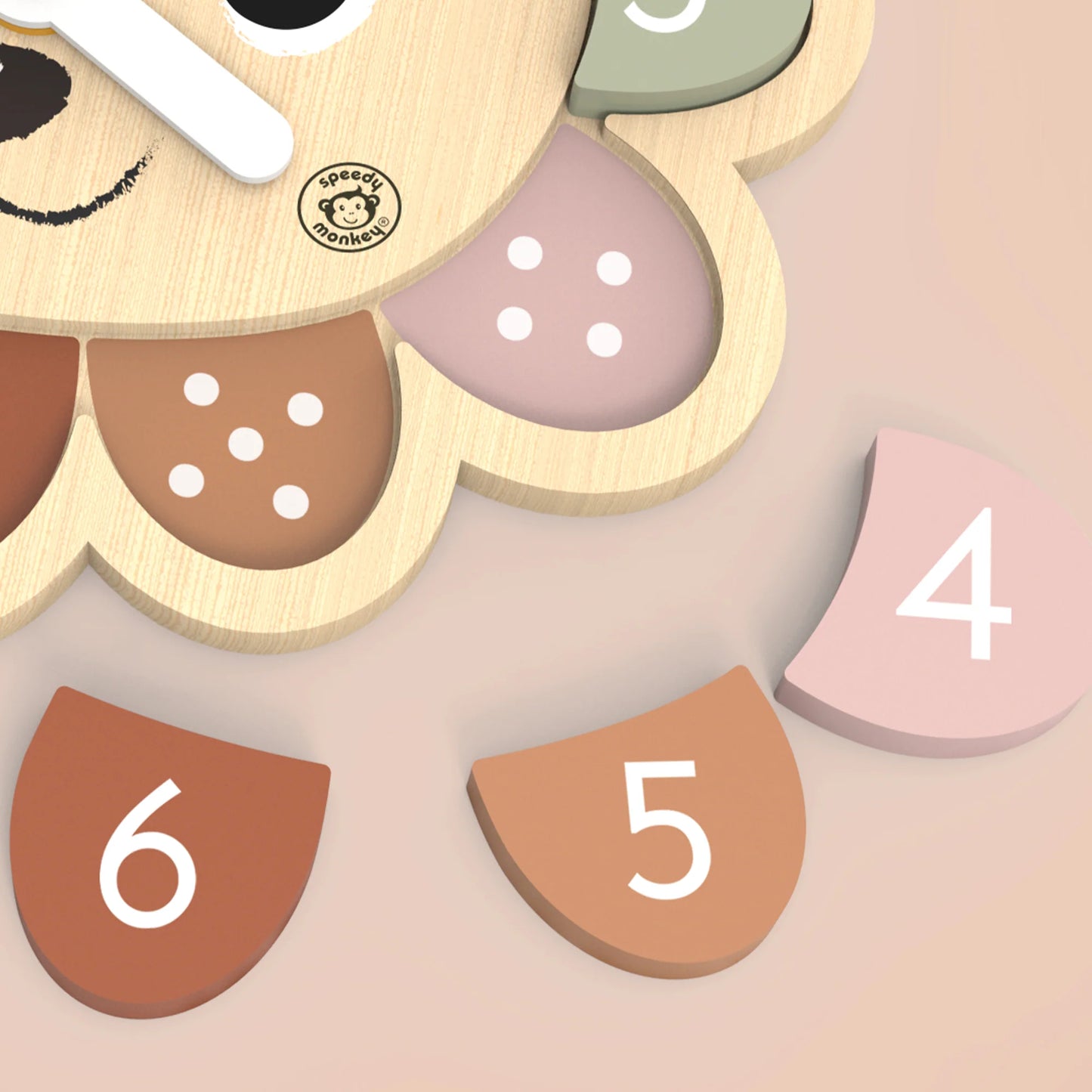 houten puzzel klok egel