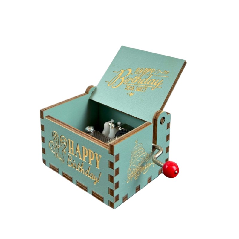 boîte en bois pour mécanisme musical