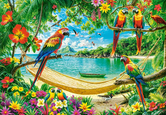 Puzzle Jardin de printemps de l'harmonie 1000 pièces