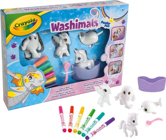 Créatures fantastiques Scribble Scrubbie Washimals Crayola
