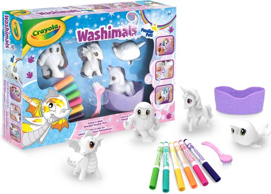 Créatures fantastiques Scribble Scrubbie Washimals Crayola