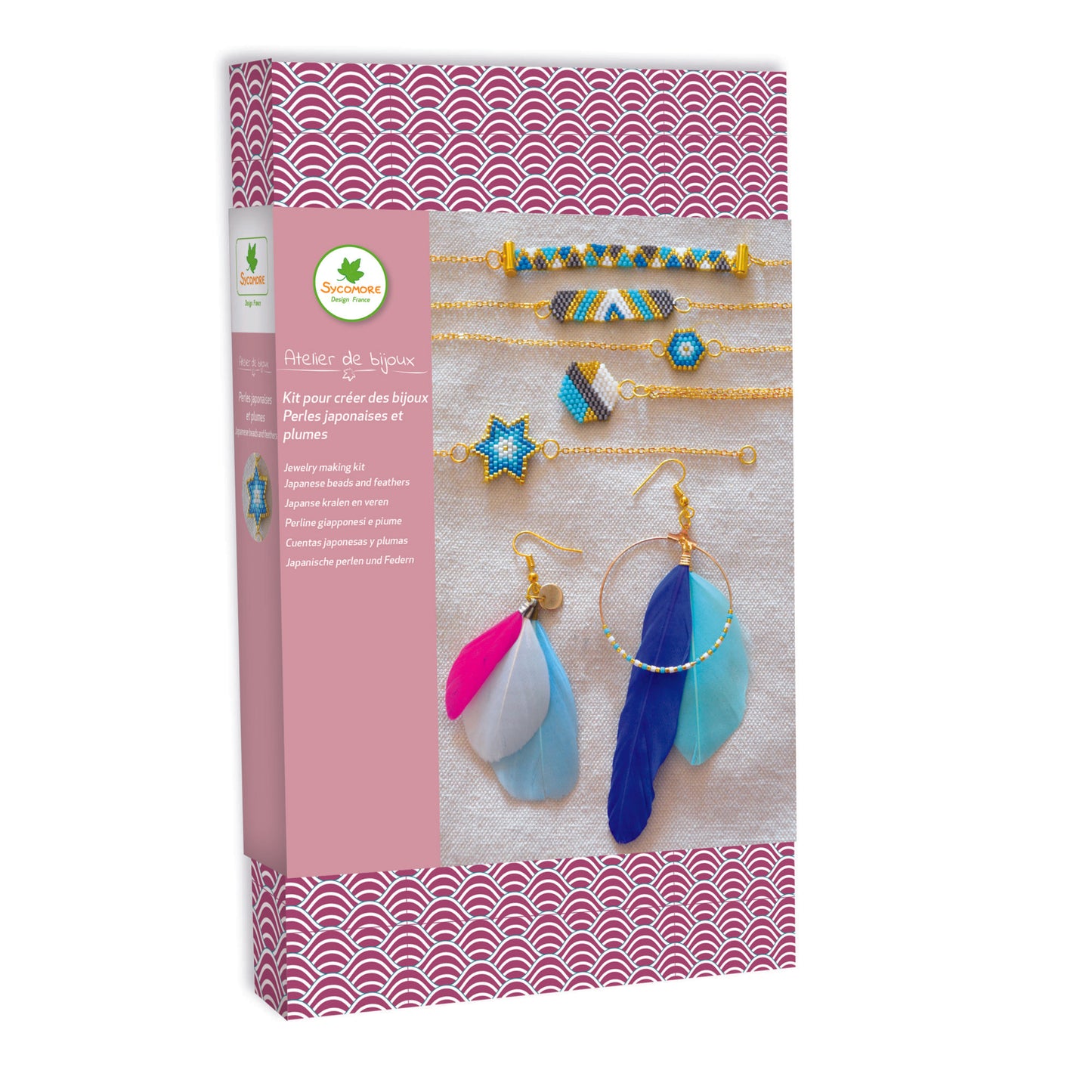 juwelen maken japanese beads jewelry and feather earrings