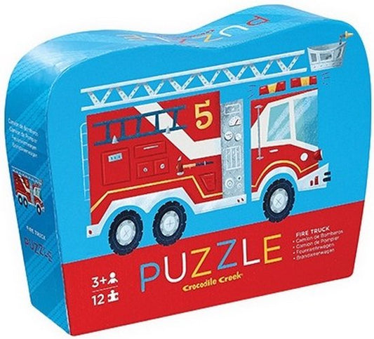puzzel mini fire truck 12pc