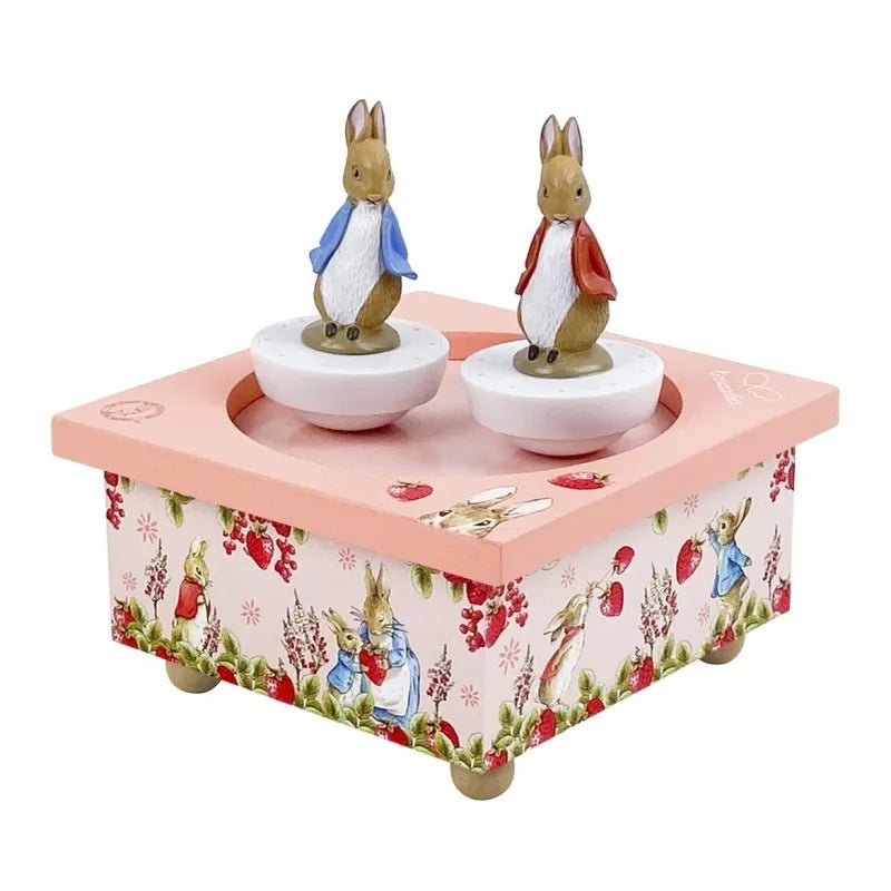 muziekdoos dancing peter rabbit  aardbei