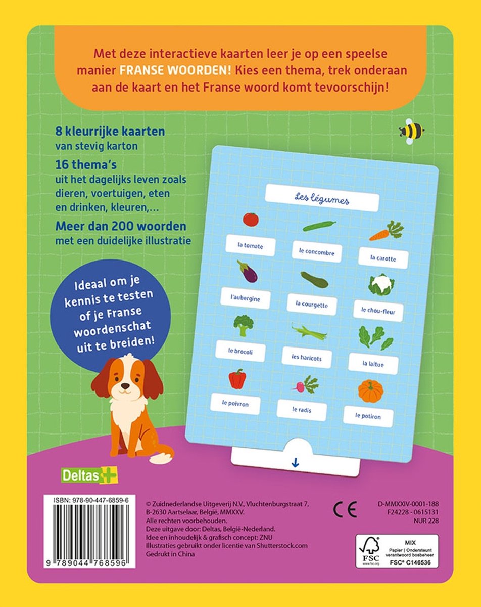 ik leer franse woorden - oefenkaarten NED