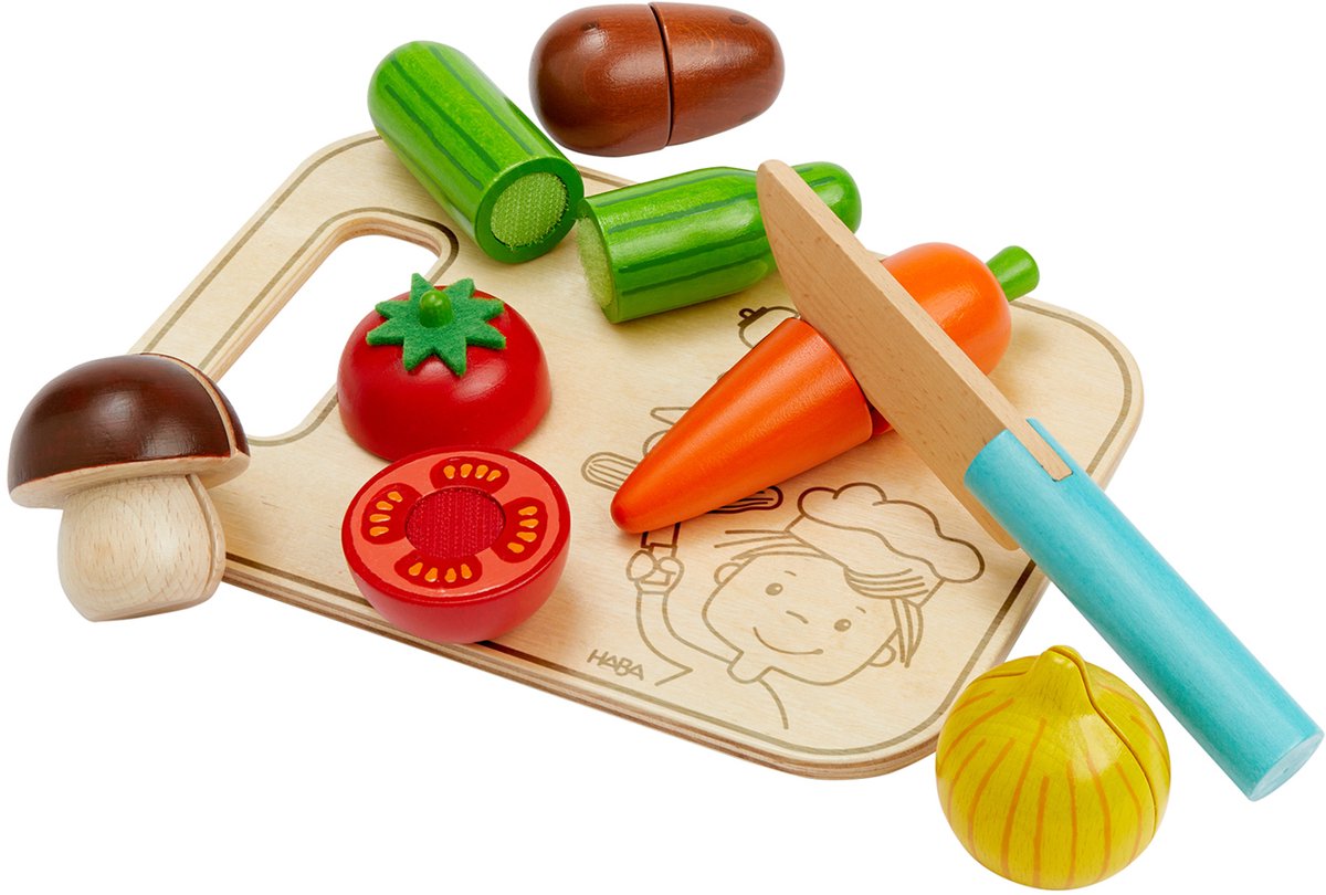 groenteset met snijplank creative play HABA