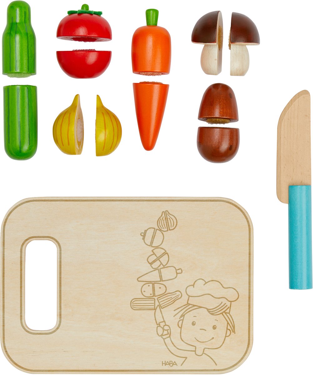 groenteset met snijplank creative play HABA