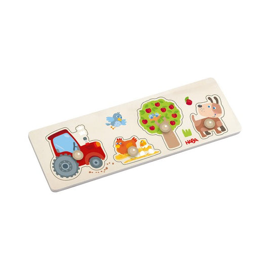 puzzel met knoppen boerderij HABA