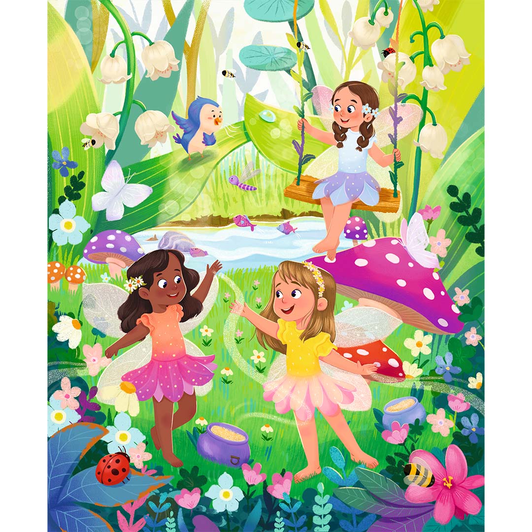 set van 3 puzzels magische dromen 24pc-35pc-48pc HABA