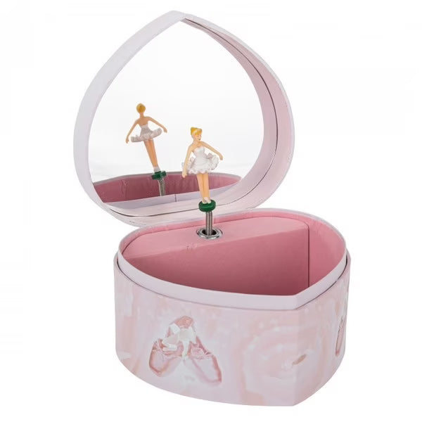 Boîte à bijoux cœur grande ballerine
