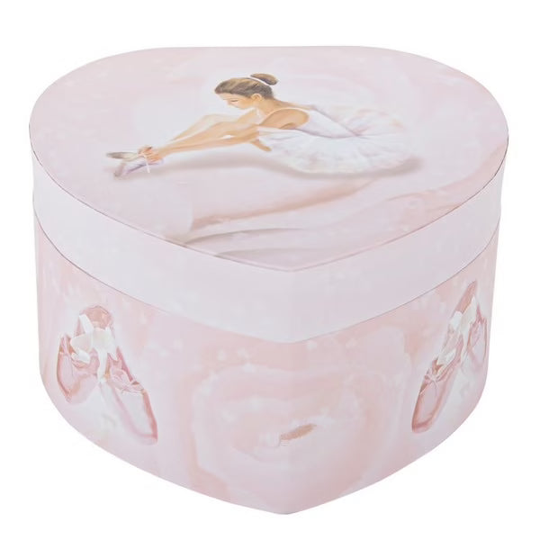 Boîte à bijoux cœur grande ballerine