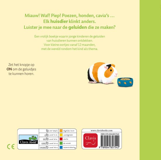 geluidenboekje huisdieren NED
