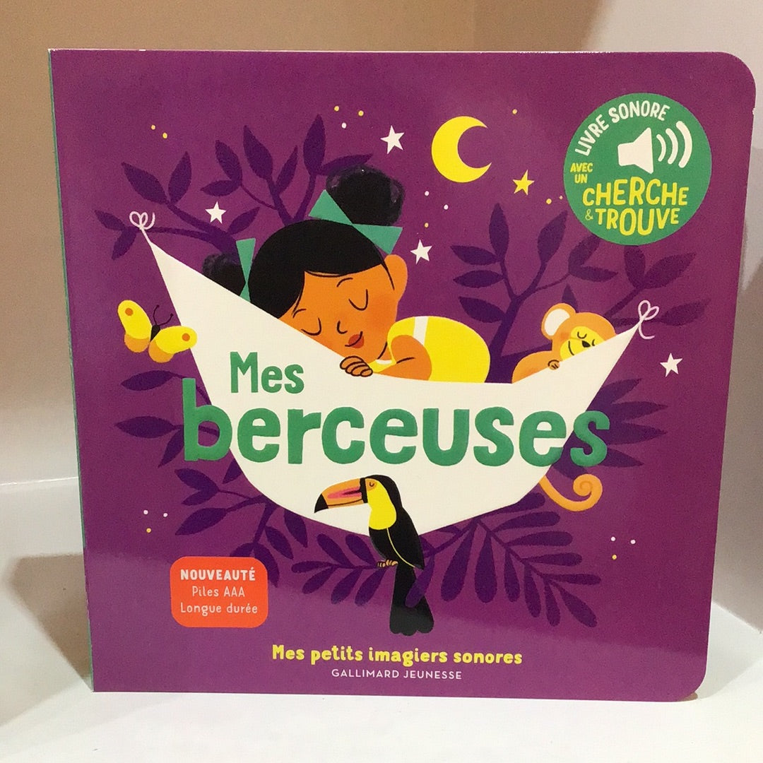 livre petits imagiers sonores Mes berceuses FRA