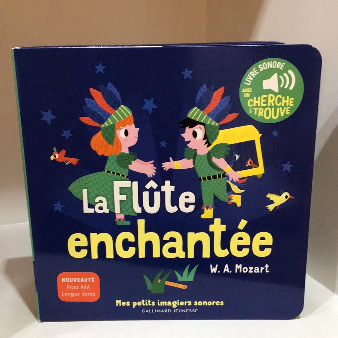 livre petits imagiers sonores La flûte enchantée FRA