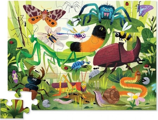 puzzel insecten in de tuin 36pc
