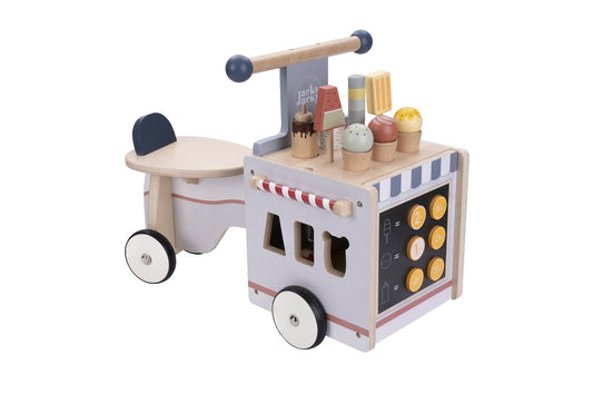draisienne en bois chariot de glaces jack et jacky
