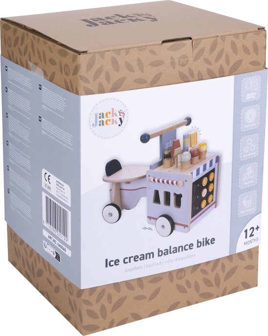 draisienne en bois chariot de glaces jack et jacky