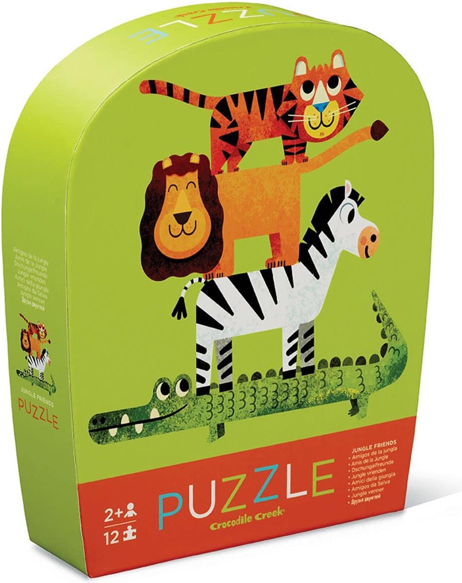 puzzel mini jungle friends 12pc