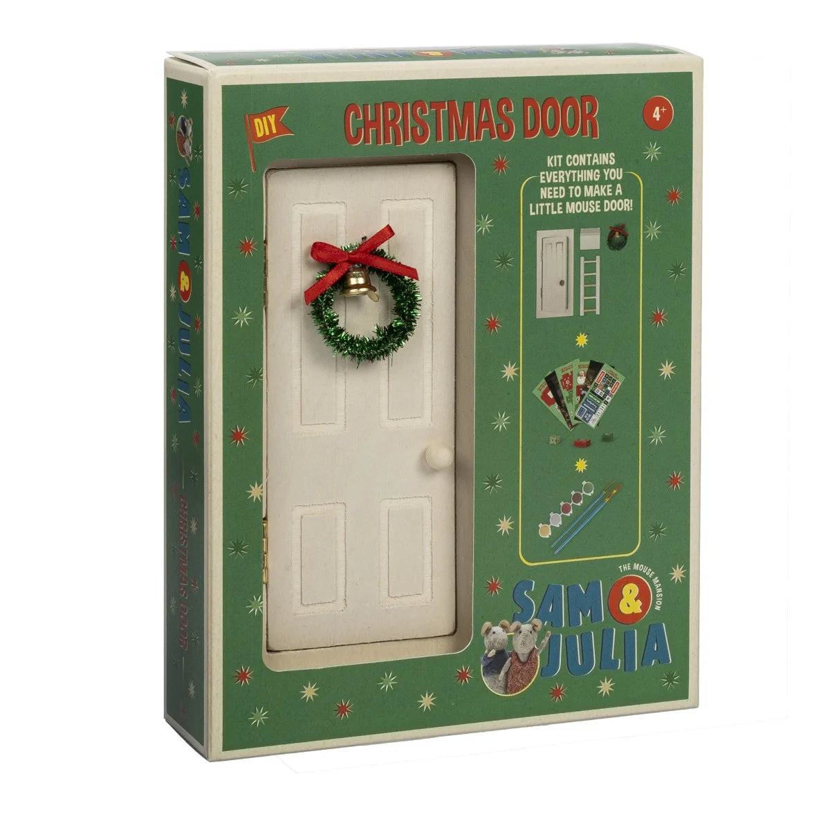 het muizenhuis Kerst deurtje