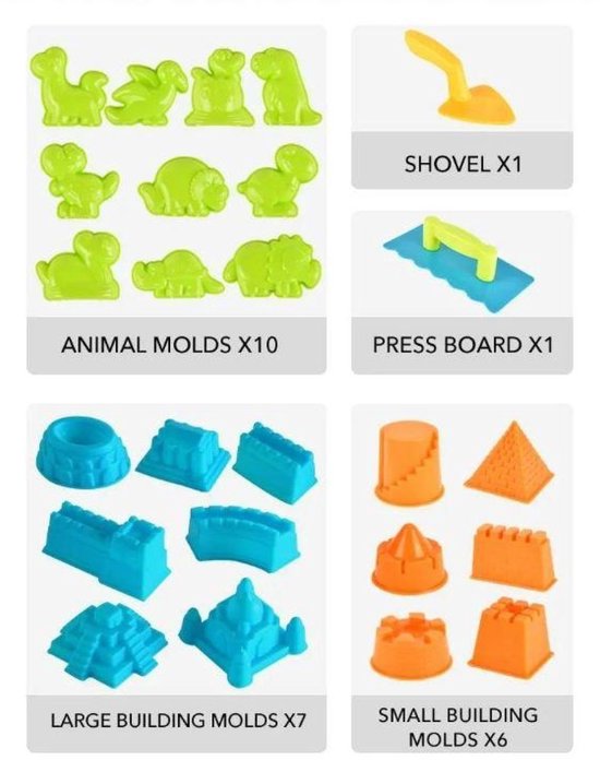 magisch kinetisch zand complete speelset 2kg