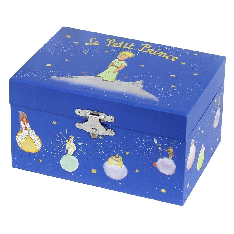boîte à bijoux le petit prince bleu foncé phosphorescent
