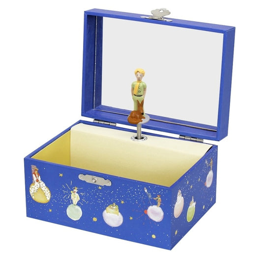 boîte à bijoux le petit prince bleu foncé phosphorescent
