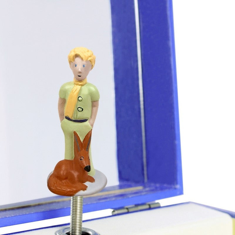 boîte à bijoux le petit prince bleu foncé phosphorescent