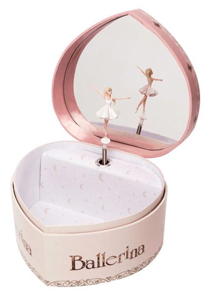 Juwelenkistje large heart ballerina leap glow