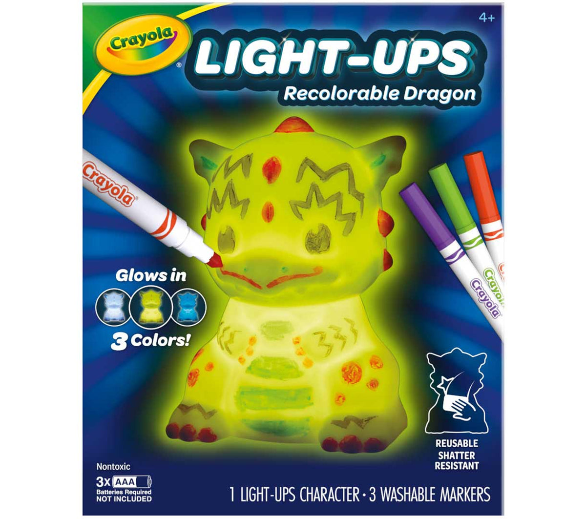 light-ups éénhoorn of draak - crayola