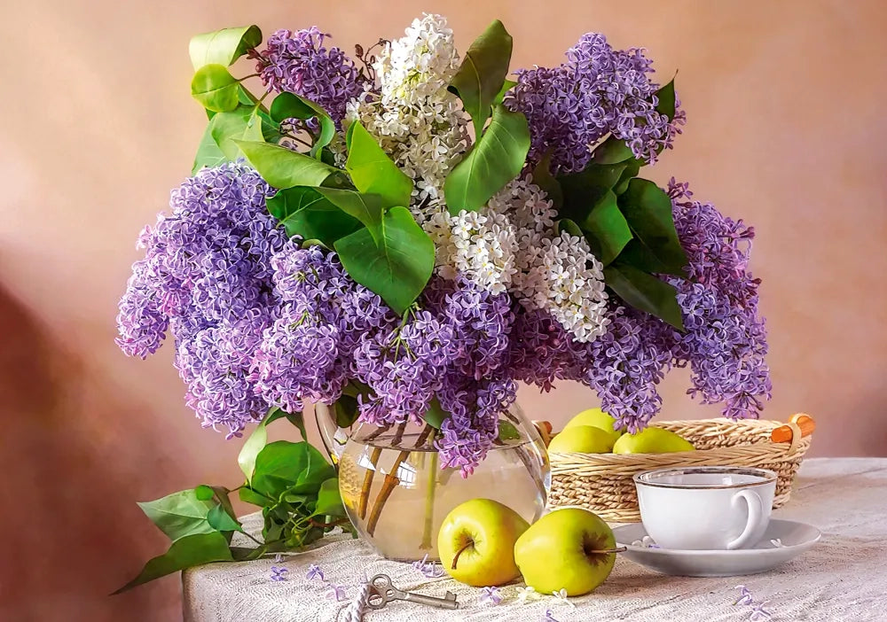 Puzzle lilac still life 500pc