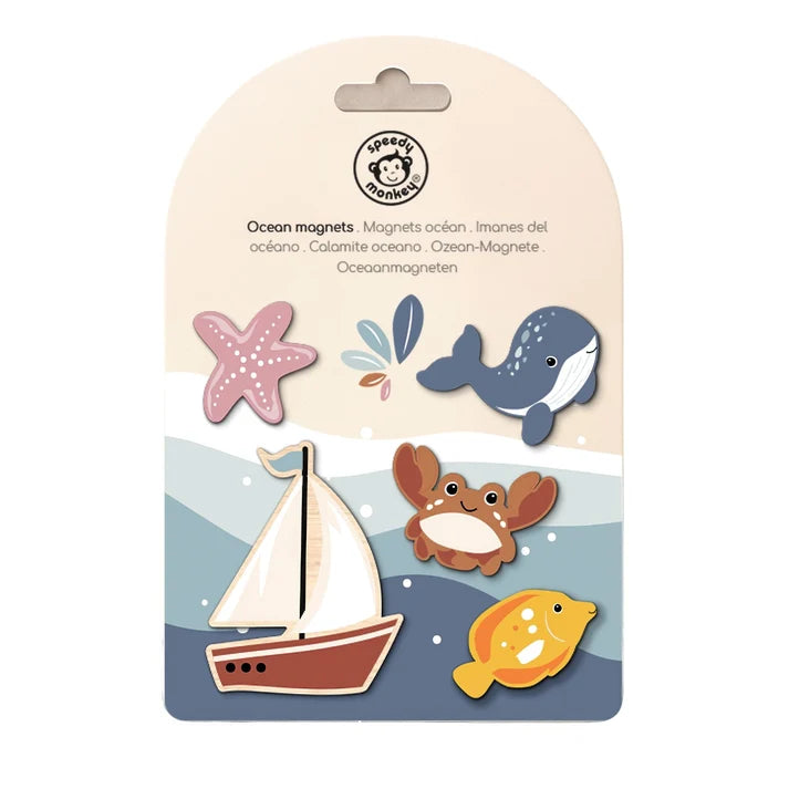 set koelkastmagneten speedy monkey naar keuze