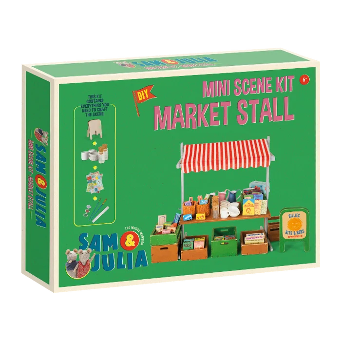 het muizenhuis Mini Scene Kit - Marktkraam