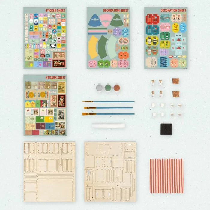 het muizenhuis Mini Scene Kit - Marktkraam