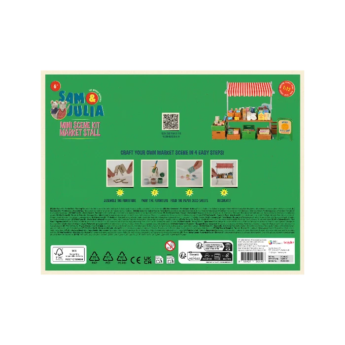 het muizenhuis Mini Scene Kit - Marktkraam