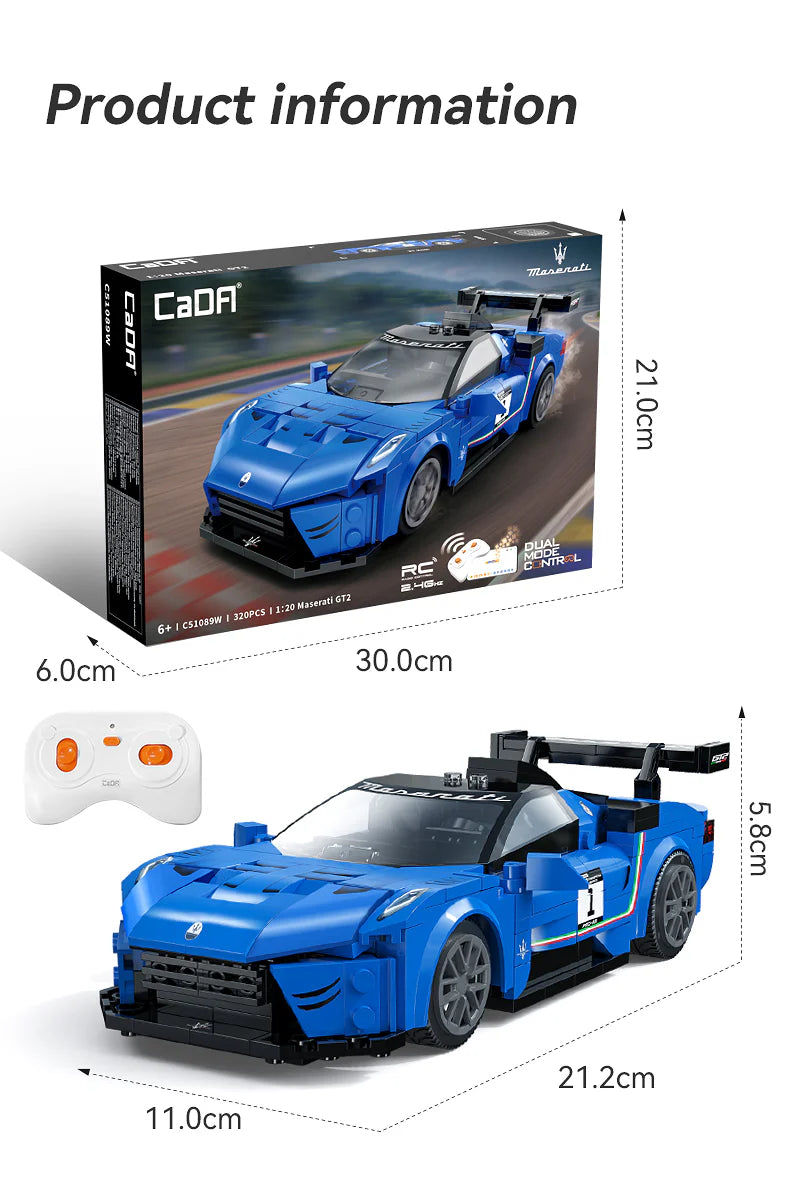 Kit de construction automobile télécommandé Maserati MC20 GT2