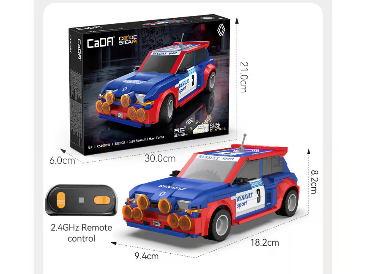 Voiture télécommandée Renault 5 Maxi Turbo à construire