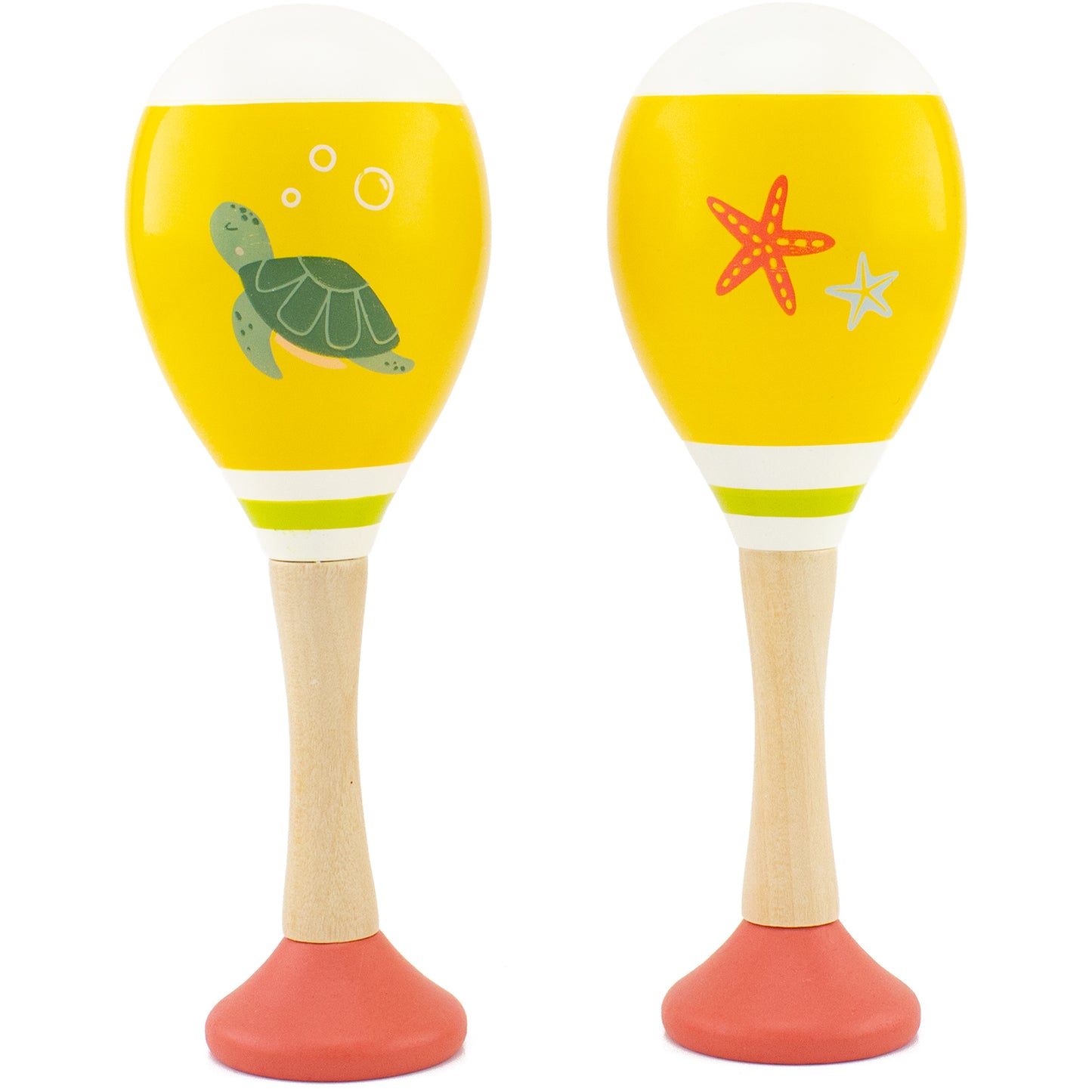 houten maracas thema zee