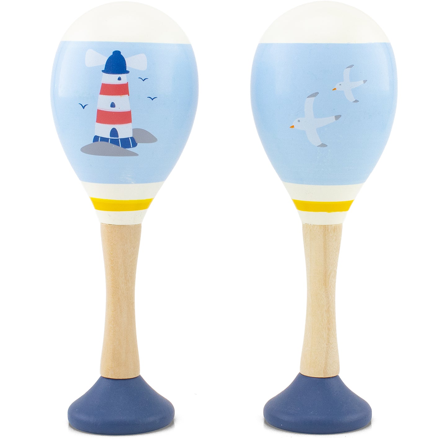 houten maracas thema zee