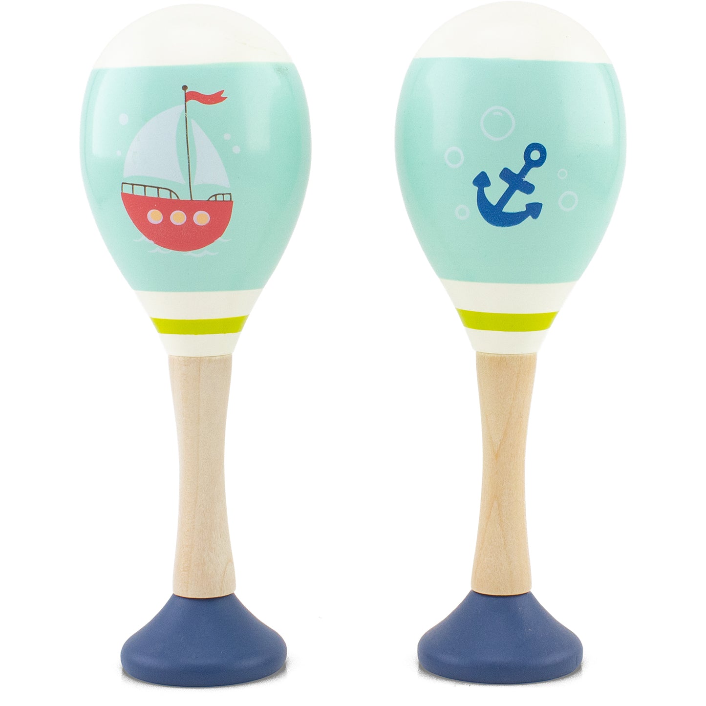 houten maracas thema zee