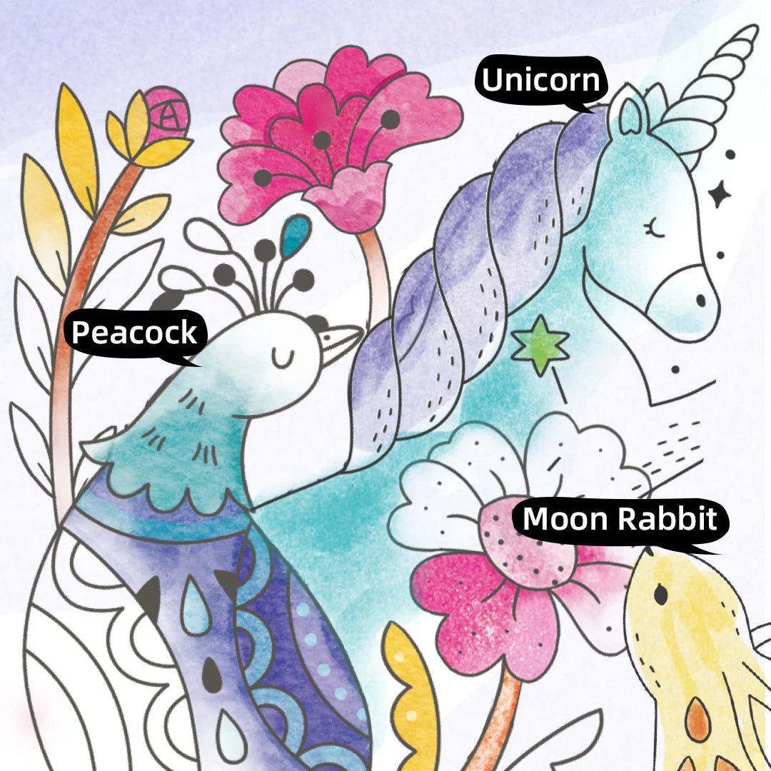 aquarelschilderij mini set