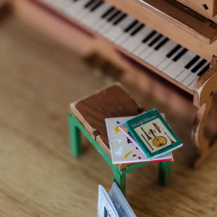 het muizenhuis Mini Scene Kit - Muziekles