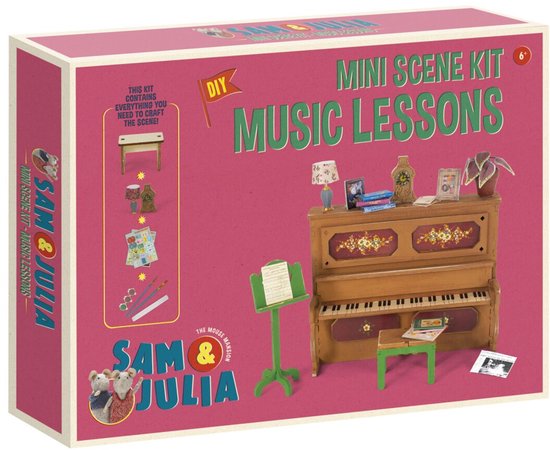 het muizenhuis Mini Scene Kit - Muziekles